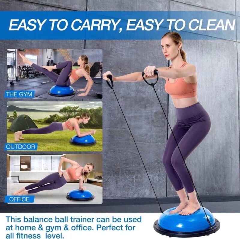 Exploring the Zeatly Half Balance Ball Trainer: The Ultimate Home Gym Equipment - Image 3